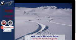 Desktop Screenshot of mountainsense.ca
