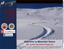 Tablet Screenshot of mountainsense.ca